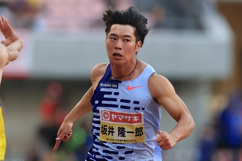 日本選手権男子100m準決勝で10秒11をマークした坂井隆一郎