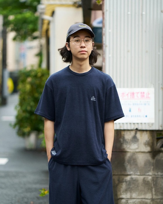 UTILITY PILE SET-UP [NAVY] ¥11,000