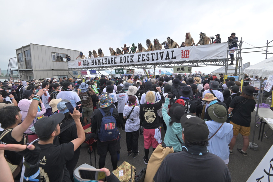 JR男鹿駅から徒歩10分の好アクセスも魅力の「OGA NAMAHAGE ROCK FESTIVAL vol.13」