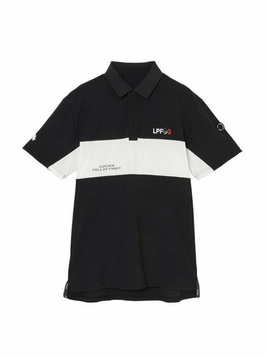 「BI-COLOR POLO（サイズ：S～XL／カラー：BLACK, NAVY, WHITE）」3万9600円／ルシアン ぺラフィネ エルピーエフジー（ルシアン ペラフィネ 東京ミッドタウン店）