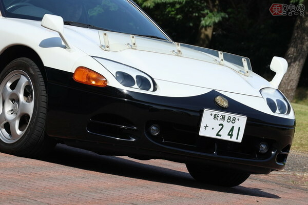 新潟県警のGTOパトカー（柘植優介撮影）。