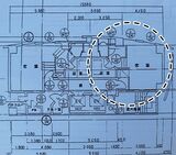 事件現場となったラブホテルの見取り図