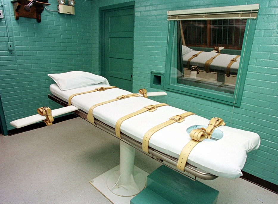 米テキサス州の死刑執行室（2000年2月29日撮影、資料写真）。【翻訳編集】 AFPBB News