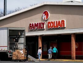 A Family Dollar store in Hyattsville, Maryland, US.