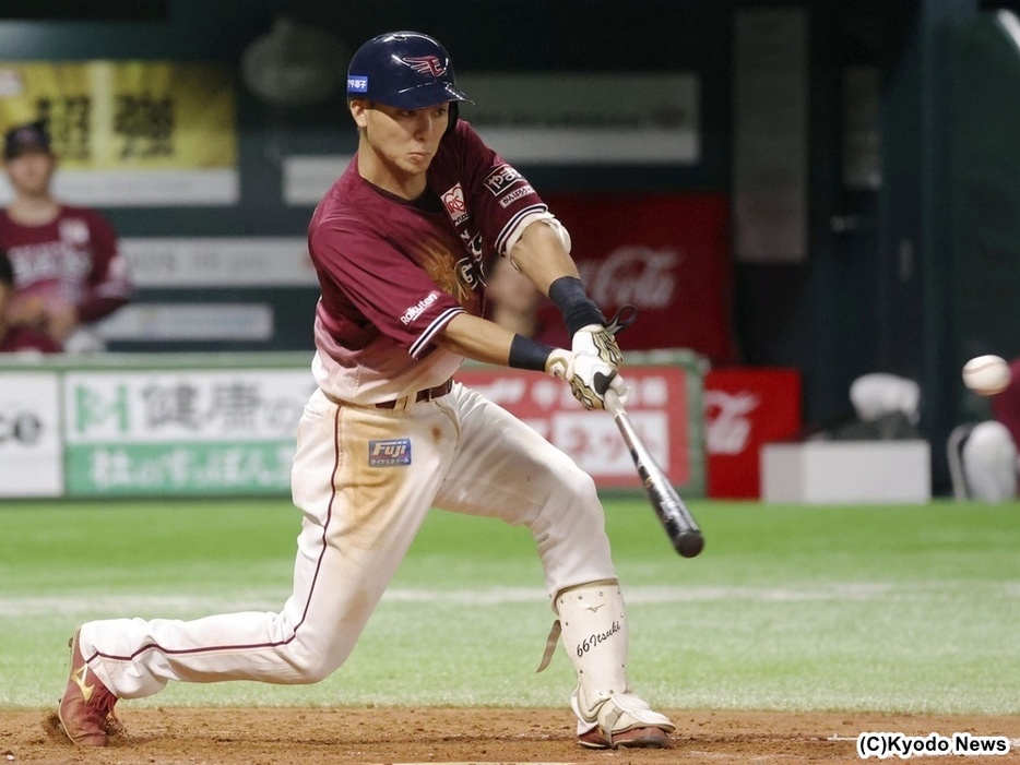 楽天・村林一輝 (C)Kyodo News