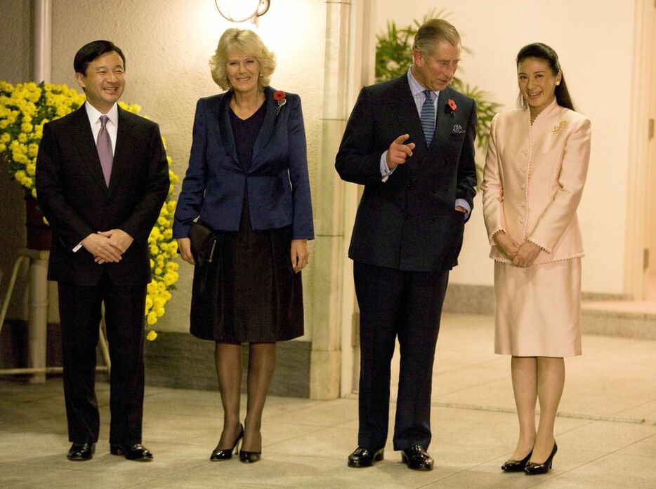 2008年10月、チャールズ国王とカミラ王妃が来日。