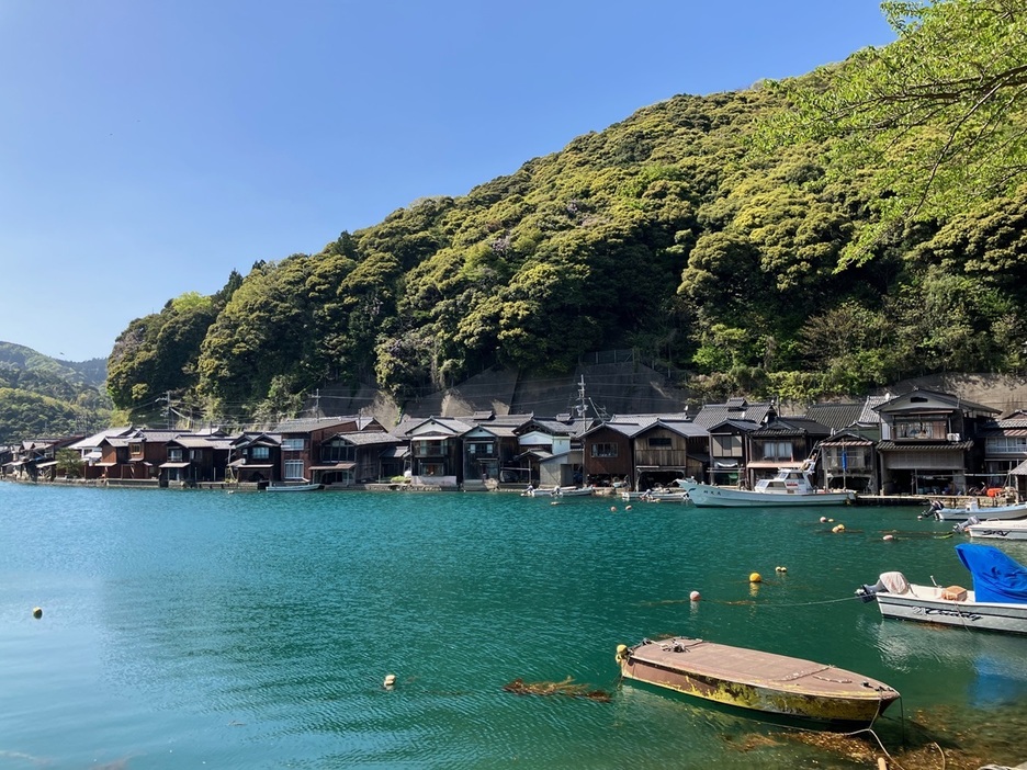 天橋立から伊根の舟屋へと。城崎温泉はもうすぐ。