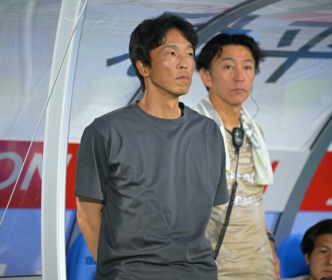 山口監督はFC東京戦後、奮闘した選手たちを賞賛した。写真：金子拓弥（サッカーダイジェスト写真部）