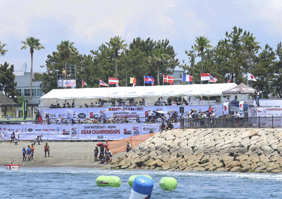 大阪・二色の浜で開催された、「 WGP#1 ASIAN CHAMPIONSHIPS 2024 」