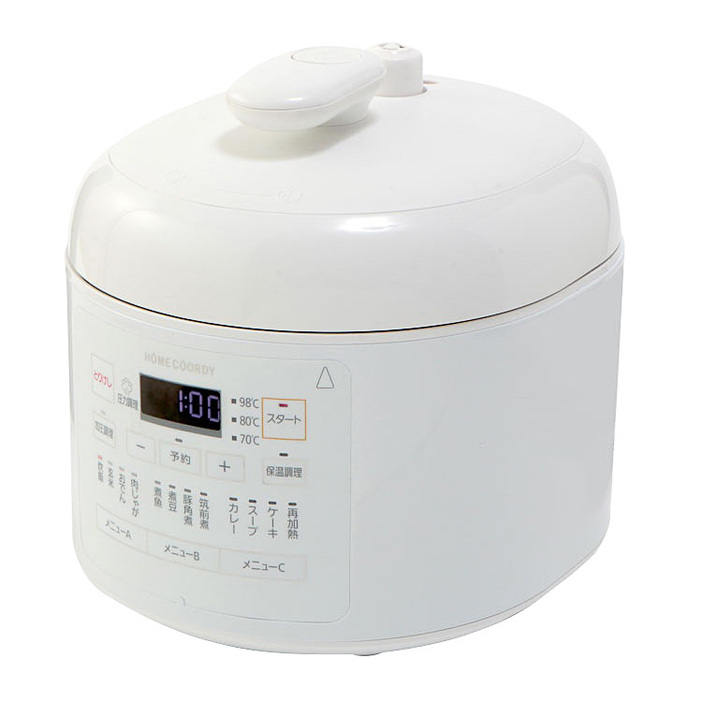 トップバリュ 「HOME COORDY 電気圧力鍋 2.5L」（1万978円）