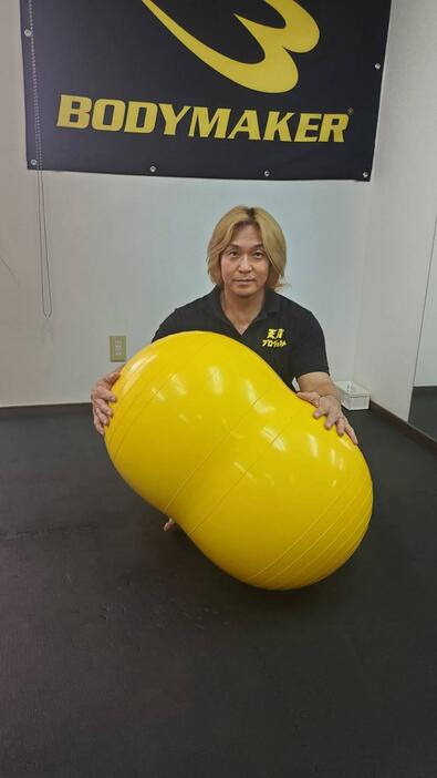 大阪の蛍池のトレーニングスタジオLIGにて