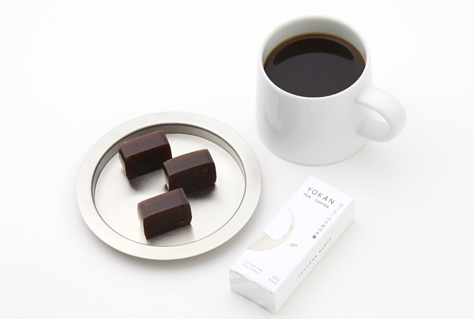 「YOKAN FOR COFFEE」4pcs 1620円。コーヒーに合う羊羹として生まれた逸品