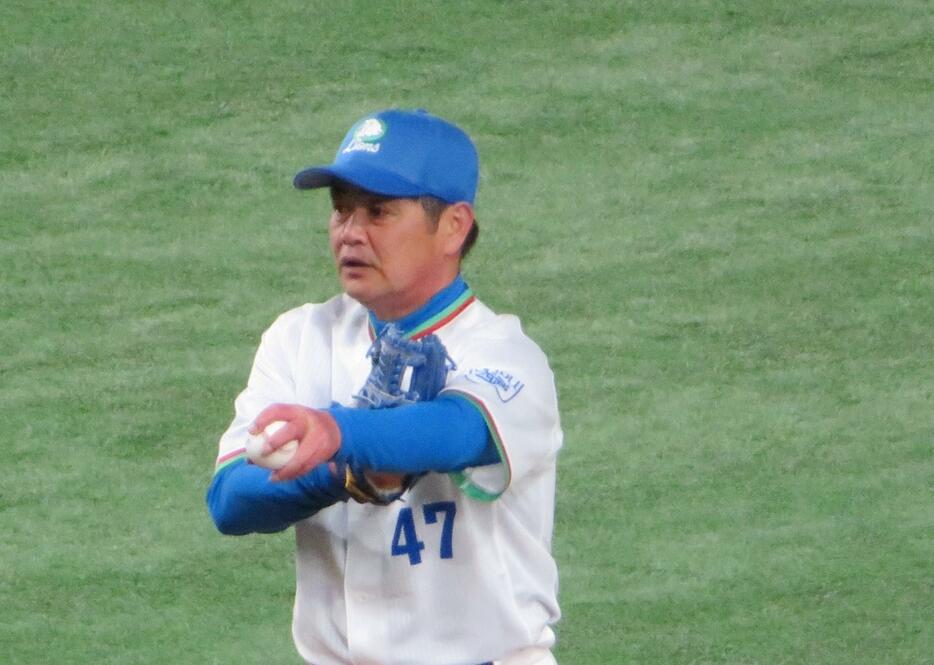 広岡氏は西武の次期監督にOBでソフトバンク監督として2度のリーグ優勝、5度の日本一を経験している工藤公康氏を推す（写真はOB戦）