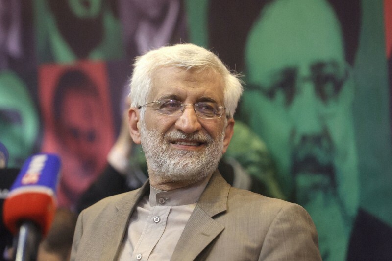 イラン大統領選に立候補したジャリリ元最高安全保障委員会事務局長＝テヘランで6月22日、WANAロイター