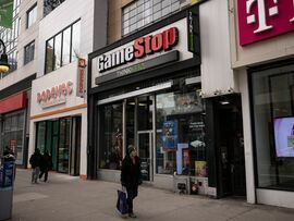 A GameStop store in New York. Photographer: Yuki Iwamura/Bloomberg