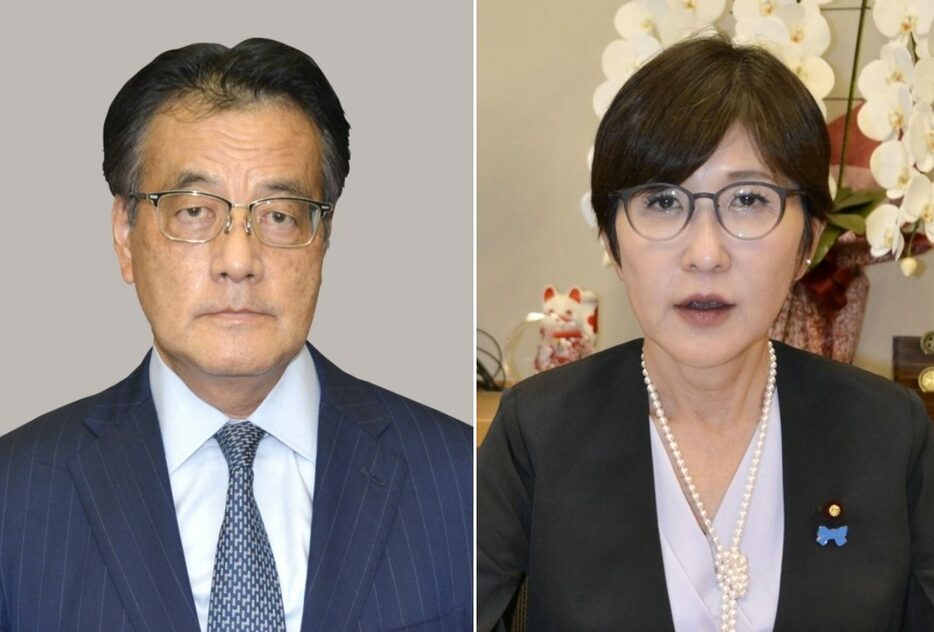 岡田克也氏、稲田朋美氏