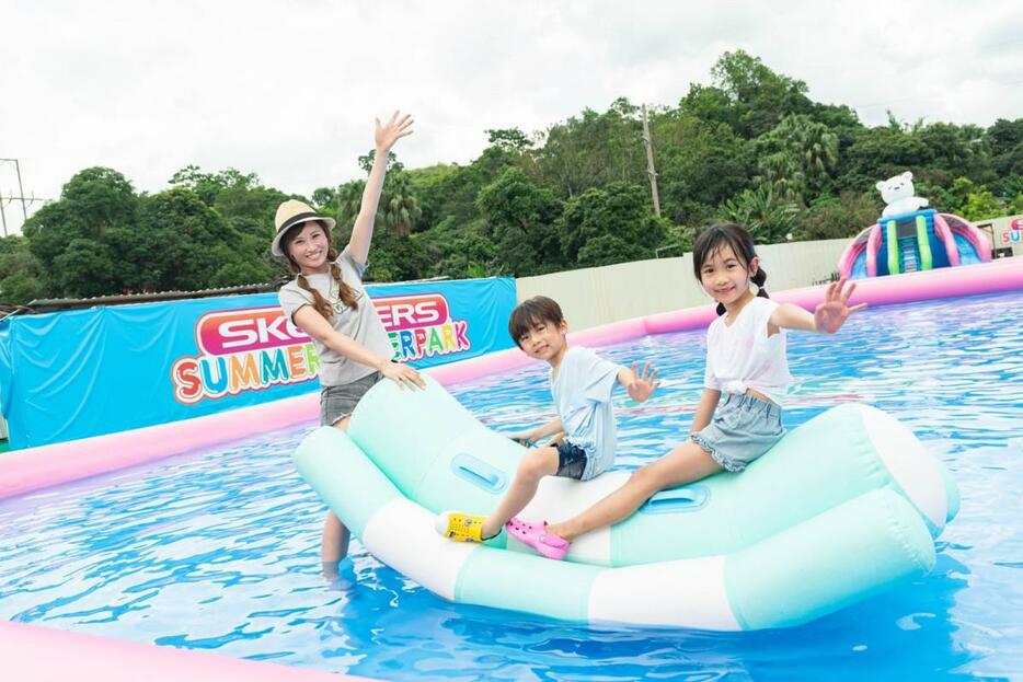 上水（Sheung Shui）エリアに登場する夏季限定のウオーターパーク「Skechers Summer WaterPark 2024」