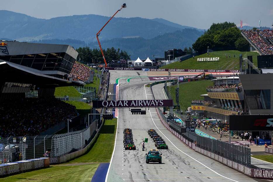 2024年F1第11戦オーストリアGP　土曜日スプリントでは1回目のスタートが中止となった