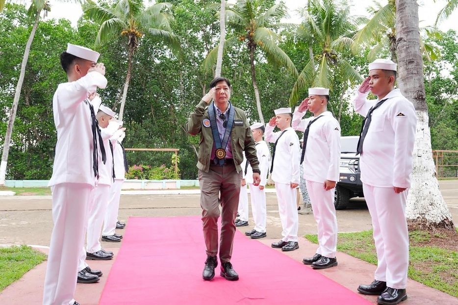 フィリピン・パラワン島を訪れたフェルディナンド・マルコス大統領。大統領府提供（2024年6月23日撮影・提供）。【翻訳編集】 AFPBB News
