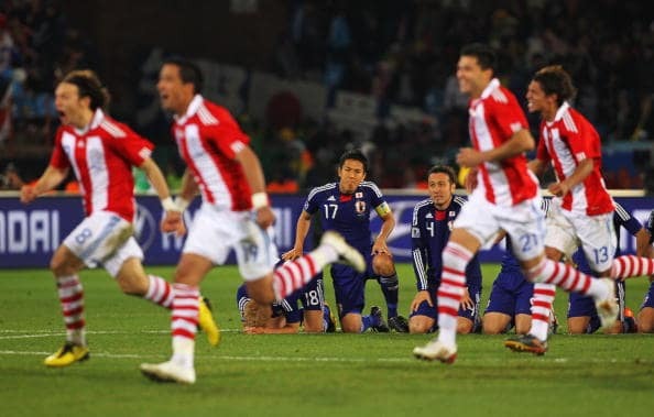 日本はパラグアイにPK戦で敗れた photo/Getty Images