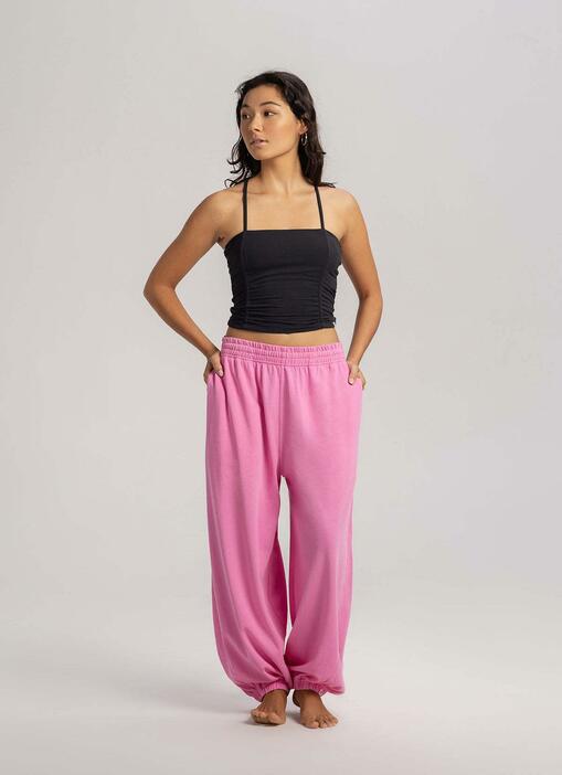 Diagonal jogger pants