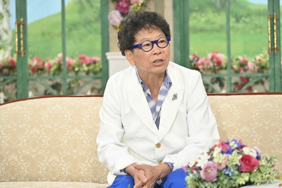 6月28日放送の「徹子の部屋」に出演した南こうせつさん＝テレビ朝日提供