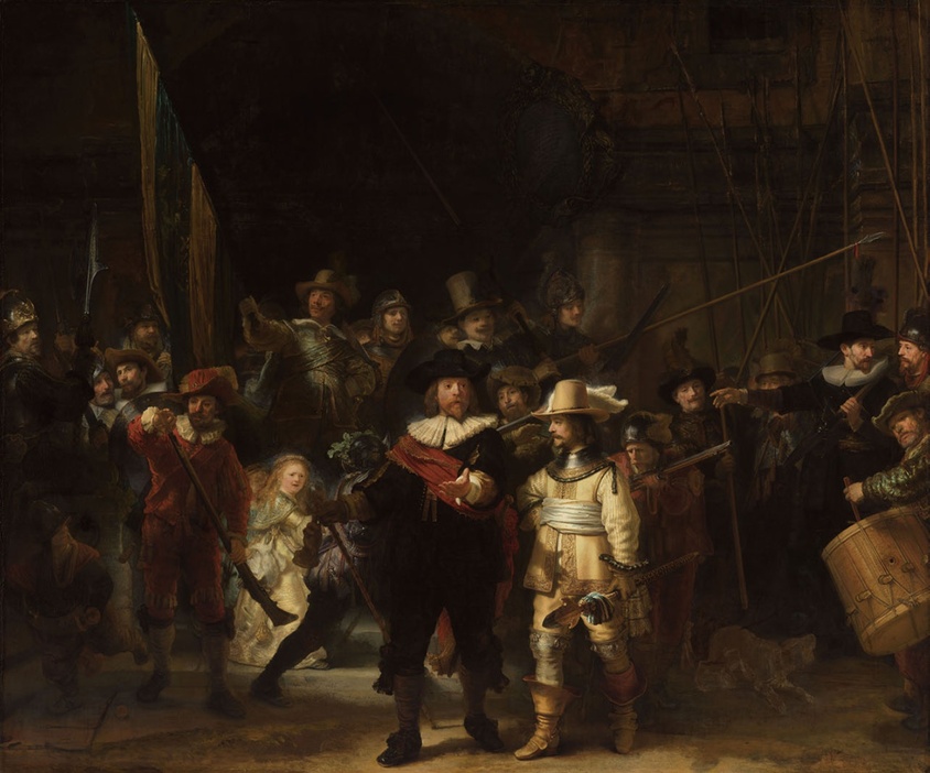 記念写真の元祖!? 17世紀のオランダで流行した「集団肖像画」が面白い『夜警』1642年／アムステルダム国立美術館（オランダ、アムステルダム）