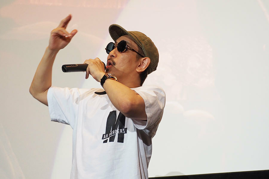 映画『ボブ・マーリー：ONE LOVE』応援上映イベントに登壇したDOZAN11（6月4日・大阪市内）