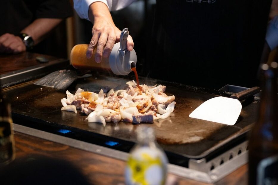 店主のその日次第で、料理が仕上がっていく