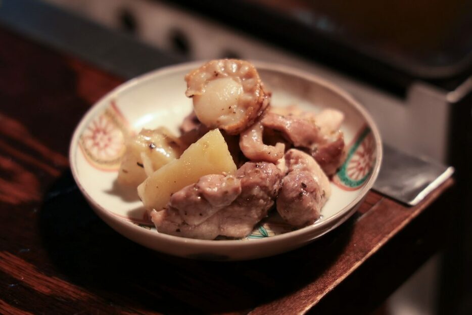 「鶏肉のトスカーナ風」300円