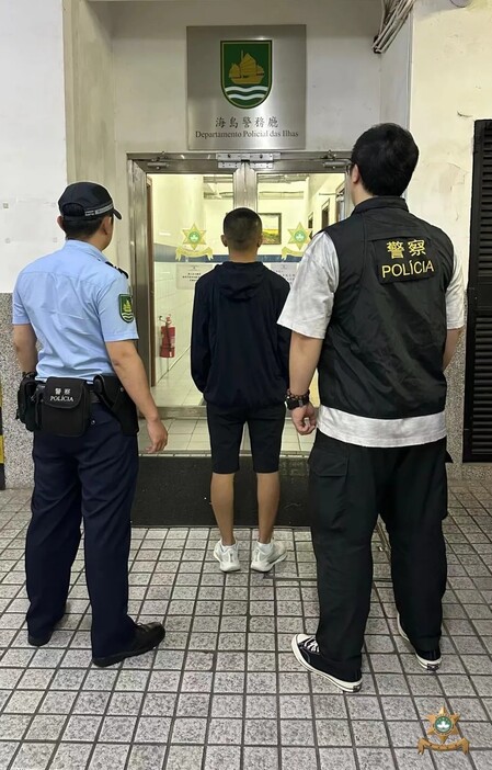 売春管理罪で検察院送致された男（写真：マカオ治安警察局）