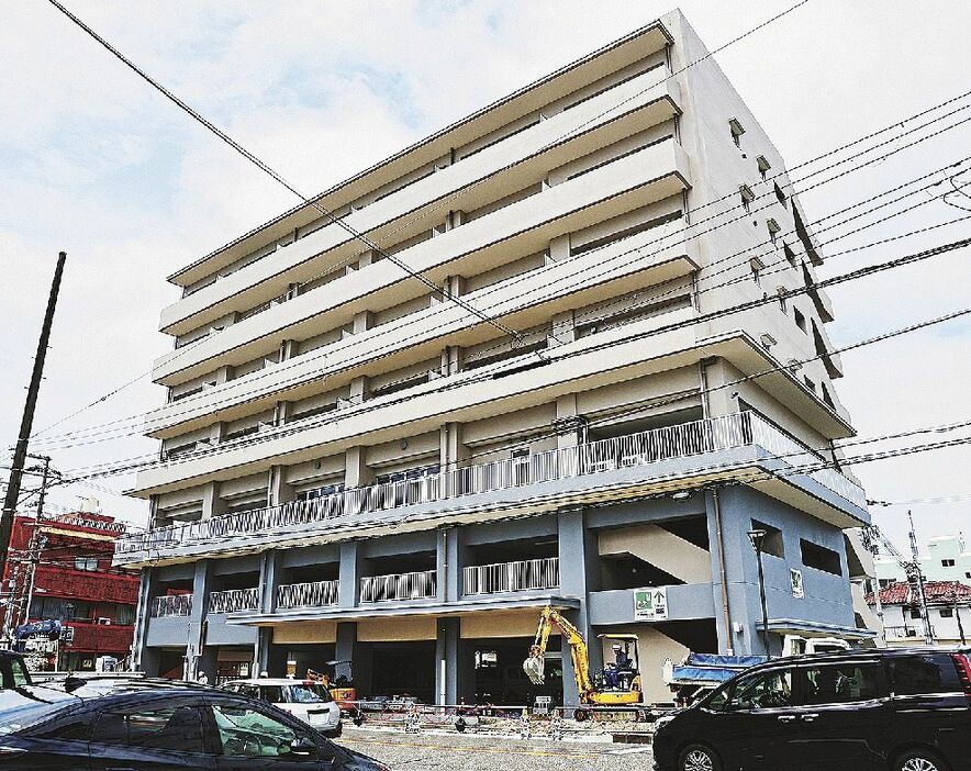 津波避難ビルの機能を持った県営住宅串本団地（和歌山県串本町串本で）