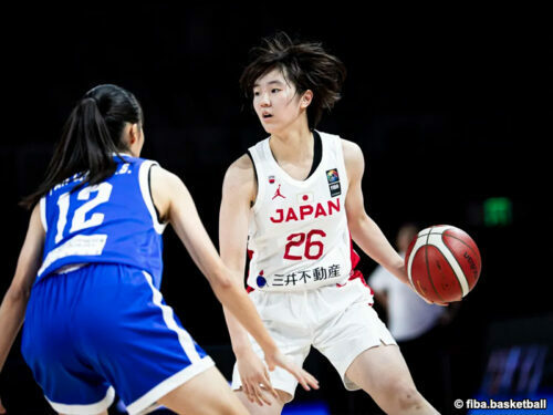 チーム最多得点を挙げたU18女子日本代表の田中こころ［写真］＝fiba.basketball