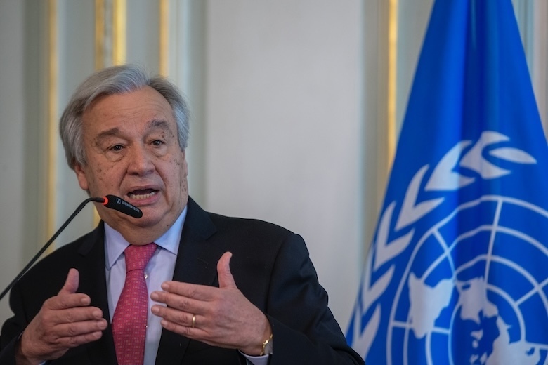 国連のアントニオ・グテレス事務総長　BELGA via Reuters Connect