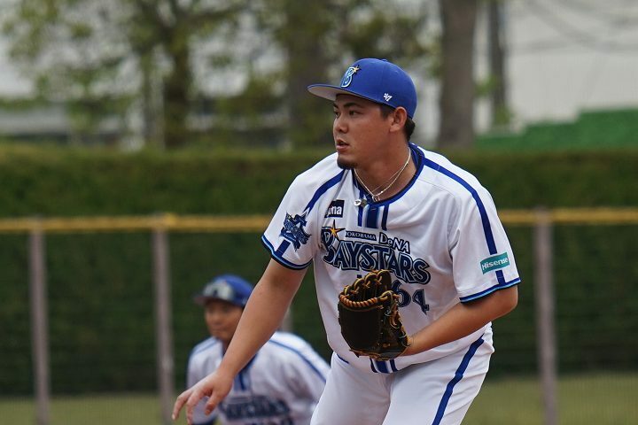 ７年目の中川がDeNAの苦しい台所事情を救う存在となっている。写真：萩原孝弘