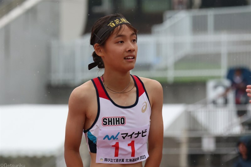 昨年のインターハイ女子100m3位の山崎心愛