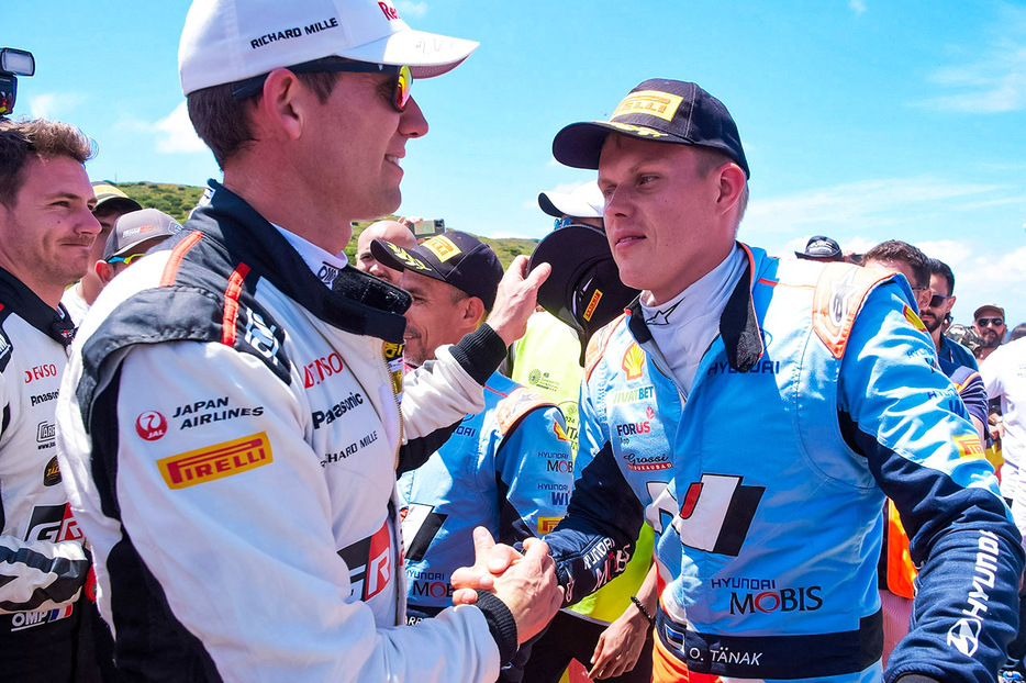 2024年WRC第6戦ラリー・イタリア・サルディニア　0.2秒差の決着となったセバスチャン・オジエとオット・タナク