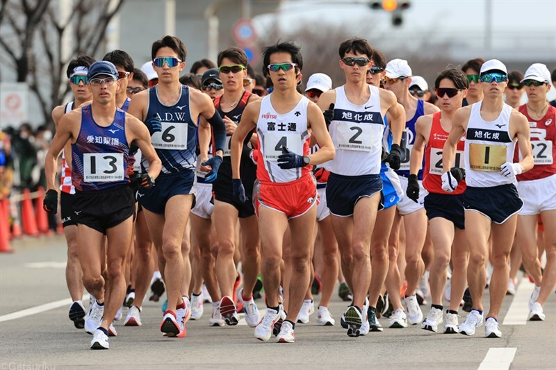 今年2月の日本選手権20km競歩の様子