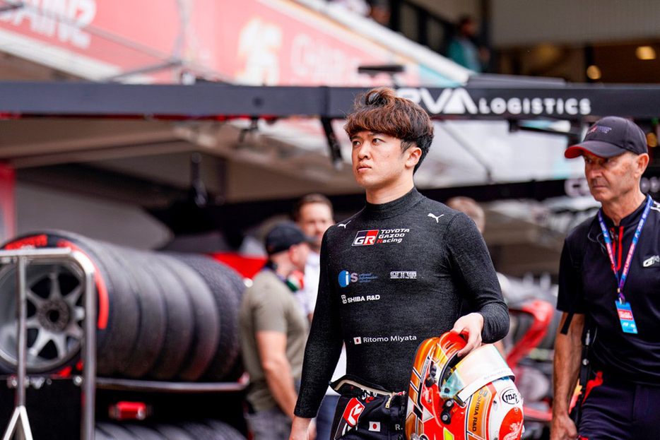 2024 FIA F2第6戦バルセロナ　宮田莉朋（ロダン・モータースポーツ／TGR WECチャレンジプログラム）