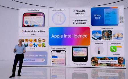 Apple Intelligenceでは、多彩な機能がアプリをまたいで動作する