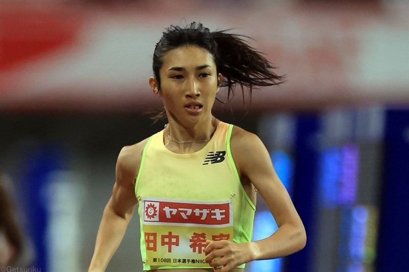 日本選手権1500mを4分01秒44で制した田中希実