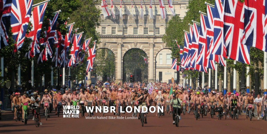 「World Naked Bike Ride in LONDON」（公式HPより）