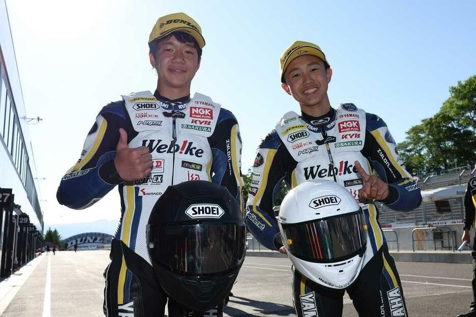 Webikeチームノリックヤマハからは久川 鉄平選手と森山 浬選手が参戦