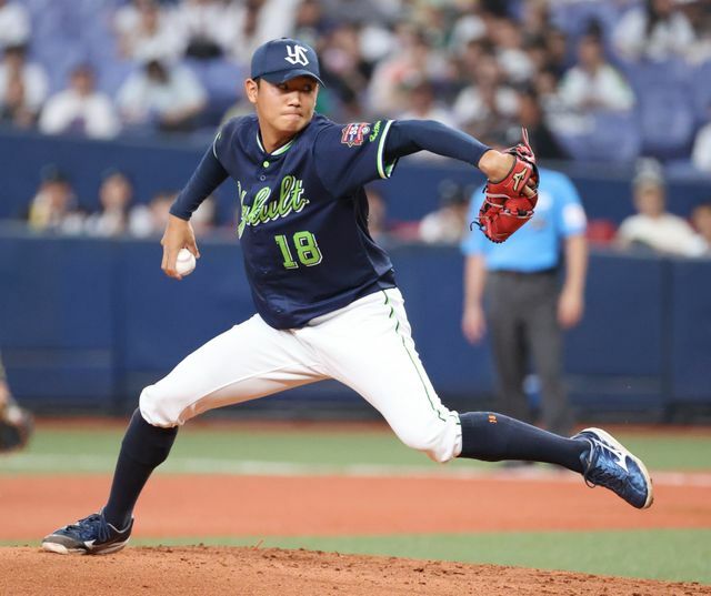 2年ぶりの1軍先発、ヤクルト奥川恭伸投手（写真:時事）