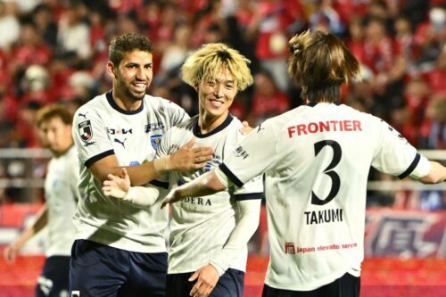 7連勝を達成した横浜FC [写真]＝J.LEAGUE via Getty Images