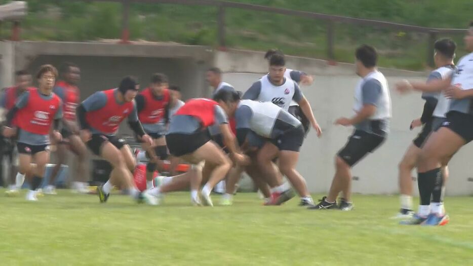 菅平で行われた日本代表候補の合宿（5/21）