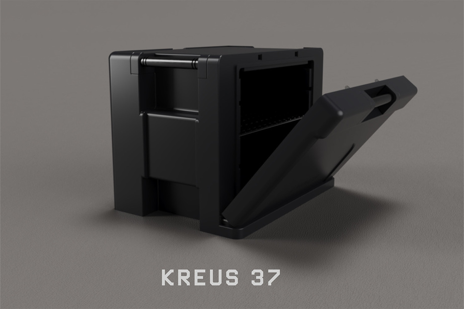 横開き扉の採用で使い勝手が抜群に向上したクーラーボックスの「KREUS37」