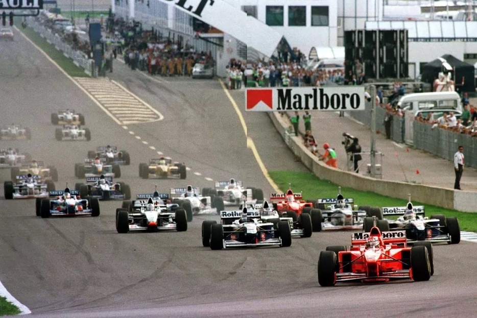 1997年ヨーロッパGPのスタートシーン