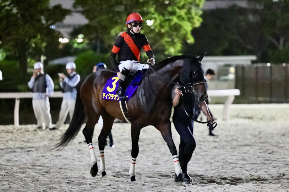 帝王賞・ディクテオンと横山和生騎手 (C)Hiroki Homma