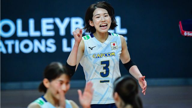 女子バレーボール日本代表の古賀紗理那選手(C)volleyballworld.com